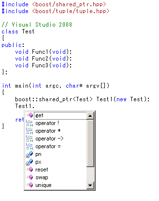 boost::shared_ptrその2