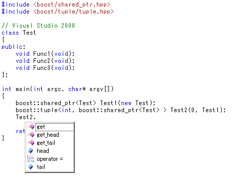 boost::tupleその1